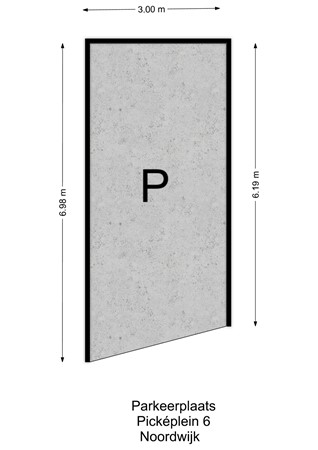 Floorplan - Picképlein 6, 2202 CL Noordwijk